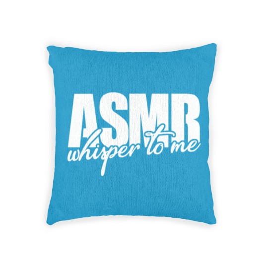 Discover ASMR Whisper To Me Woven Pillows