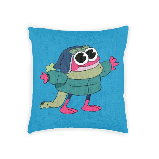 Discover amphibian winter sprig - Amphibia - Woven Pillows
