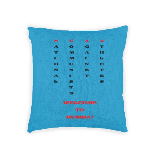 Discover National communists against athletes Woven Pillows