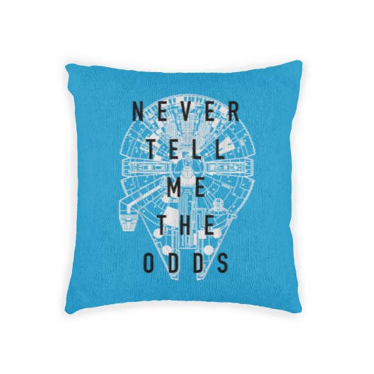 Discover PRO Falcon Never Tell Me The Odds Woven Pillows