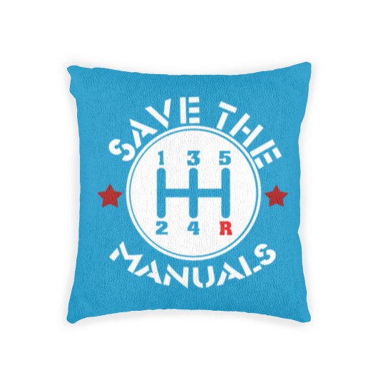 Discover Save The Manuals Woven Pillows