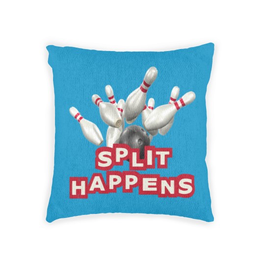 Discover Bowling Split Happens Woven Pillows