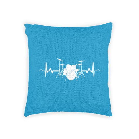 Discover Heartbeat Drums - Drummer Music Gift Woven Pillows