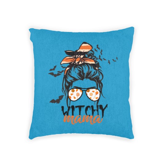 Discover Womens Halloween Candy Witchy Mama Woven Pillows