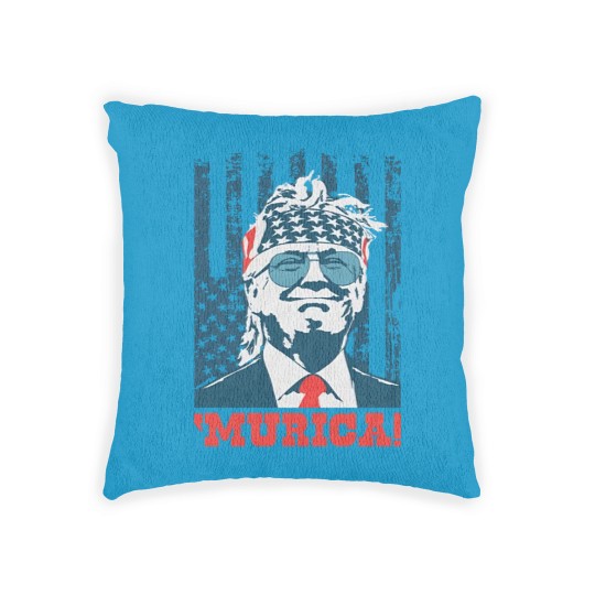 Discover Donald Trump Woven Pillows Murica 4th of July Patriotic American Party USA Woven Pillows