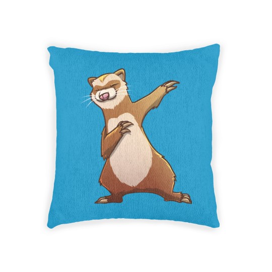 Discover Ferret Gift For Kids Men Women Dabbing Dance Hip-hop Woven Pillows