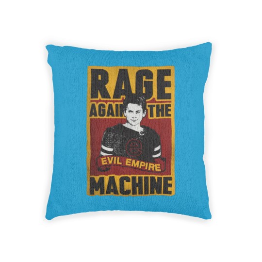 Discover Hot Topic Rage Against Evil Empire Poster Woven Pillows