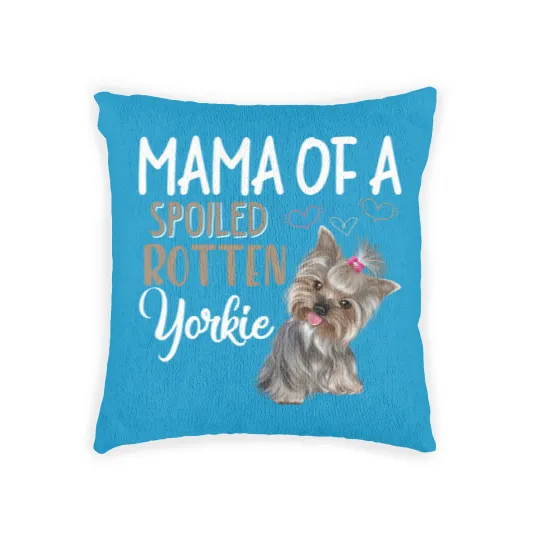 Discover Yorkie Dog Woven Pillows - Yorkie Mom, Dog Lover Gift Woven Pillows