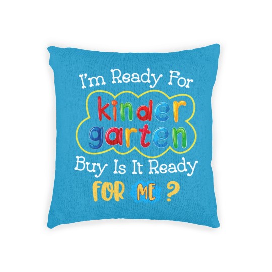 Discover Kids First Day Of Kindergarten Funny Back To School Woven Pillows