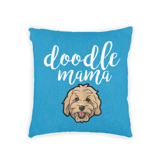 Discover Goldendoodle Mama Doodle Mom Cute Goldendoodle Gift Woven Pillows