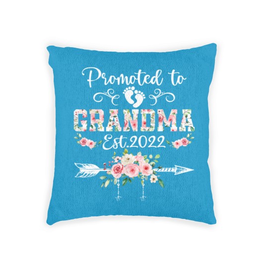 Discover Promoted To Grandma Floral Leveled Up To Grandma Woven Pillows