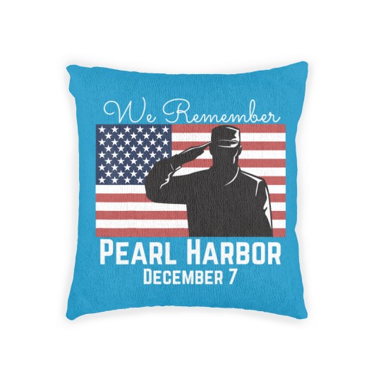 Discover We Remember Pearl Harbor Woven Pillows