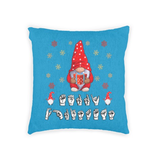 Discover Asl Merry Christmas American Sign Language Woven Pillows
