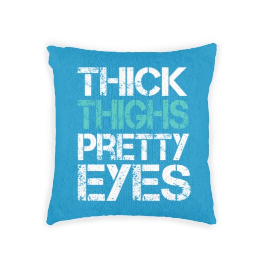 Discover Workout Woven Pillows Thick Thighs Pretty Eyes Gym Woven Pillows