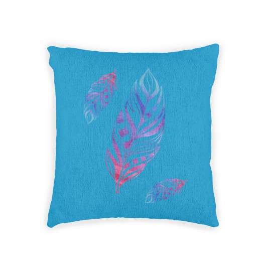 Discover Colorful Feathers Indian Heritage Native American Woven Pillows