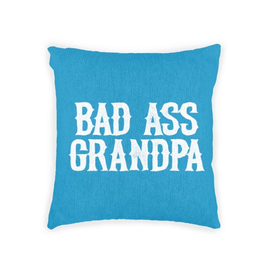 Discover Men's Woven Pillows Bad Ass Grandpa