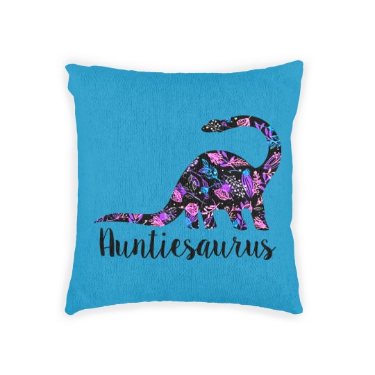 Discover Womens Auntiesaurus Woven Pillows Funny Kids Gift for Aunt Cute Graphic Dinosaur Top