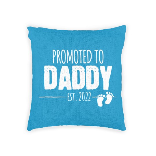 Discover Promoted to Daddy 2022 Soon to be Dad Husband Gift Woven Pillows