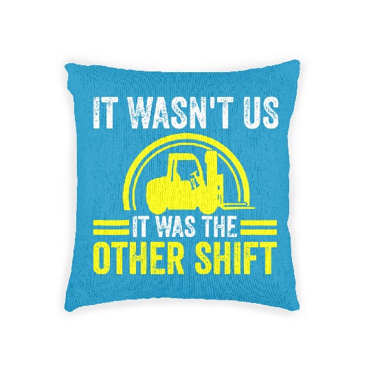 Discover Forklift Driver Forklift Operator Woven Pillows