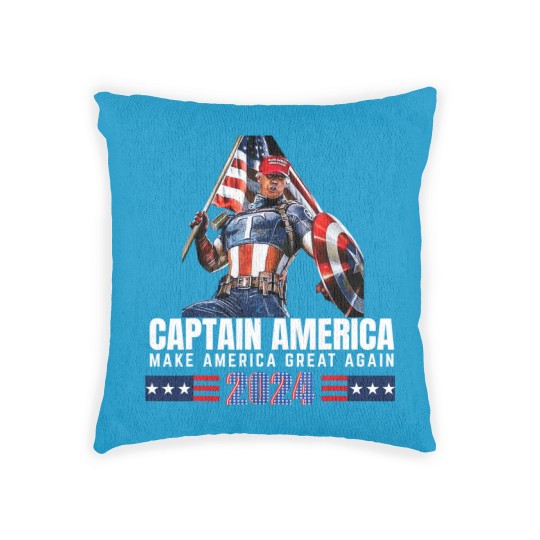 Discover Trump Make American Great Again 2024 Woven Pillows
