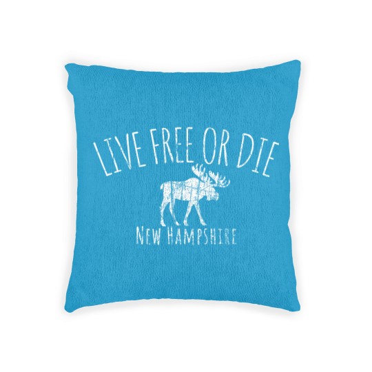 Discover Live Free or Die New Hampshire Woven Pillows