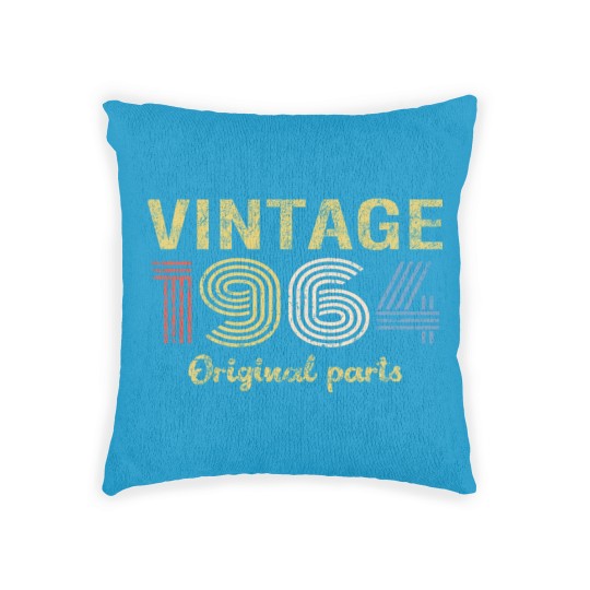 Discover 57th Birthday Woven Pillows for Men - Retro Birthday - 1964 Original Parts