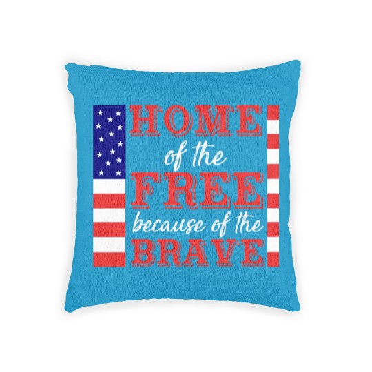 Discover Liberal Woven Pillows, Home Of The Free Because Of The Brave Woven Pillows, Patriotic Woven Pillows, 4th Of July Woven Pillows, Military Wife, Independence Day Woven Pillows