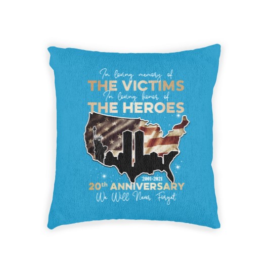 Discover September 11th 20th Anniversary We Will Never Forget Woven Pillows 9/11 20th Woven Pillows Woven Pillows