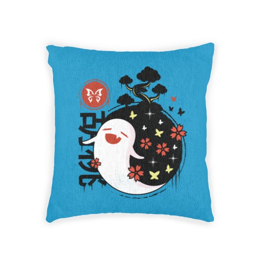 Discover Hu Tao Ghost - Genshin Impact - Woven Pillows