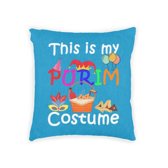 Discover This Is My Purim Costume Jewish Woven Pillows