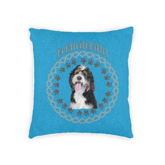 Discover Bernedoodles dog breed - Bernedoodle Dog - Woven Pillows