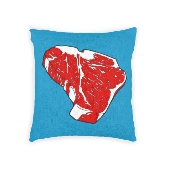Discover T-Bone Steak Woven Pillows