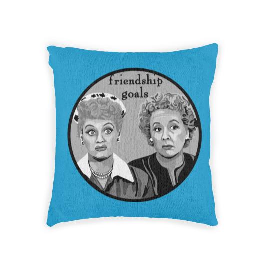 Discover Friendship Goals - Lucy And Ethel - Woven Pillows