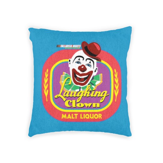 Discover Talladega Nights Laughing CLown Malt Liquor Woven Pillows