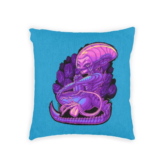 Discover Xenogirl - Xenomorph - Woven Pillows