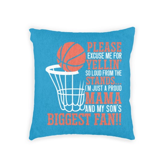Discover Basketball Mama Player Hoop Junkie Mothers Day Mom Woven Pillows