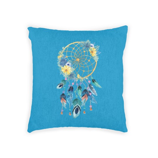 Discover Hippie Dream Catcher Boho Dreamcatche Woven Pillows