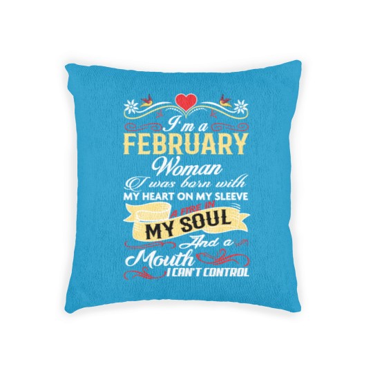 Discover FEBRUARY WOMAN Woven Pillows