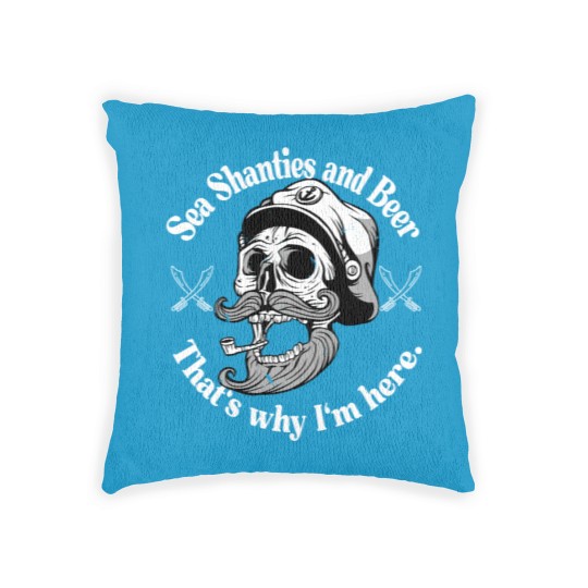 Discover Sea Shanties and Beer Sailors Pirate Woven Pillows Woven Pillows
