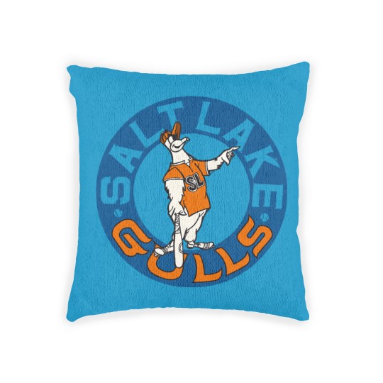 Discover Defunct - Salt Lake Gulls Baseball 1977 - Salt Lake City - Woven Pillows