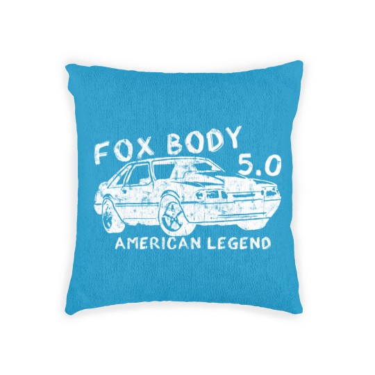 Discover Mustang Foxbody American Fox body stang Muscle classic Car 5.0L - Foxbody Mustang - Woven Pillows