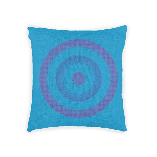 Discover Hawkeye Bullseye Target Logo Symbol Woven Pillows