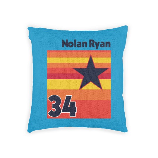 Discover Retro Nolan Ryan Uniform Tribute - Baseball Lover - Woven Pillows