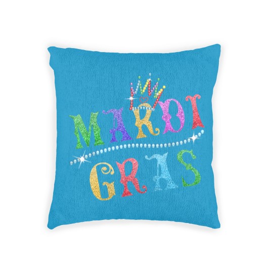 Discover Mardi Gras Crown Woven Pillows - Funny Mardi Gras Costume Woven Pillows