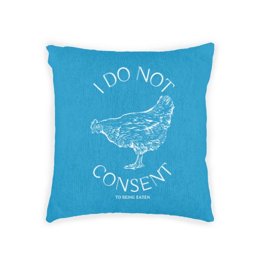 Discover I Do Not Consent to Being Eaten - Vegan - Woven Pillows