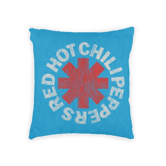 Discover Red Hot Chili Peppers Distressed Logo Rock Woven Pillows Woven Pillows