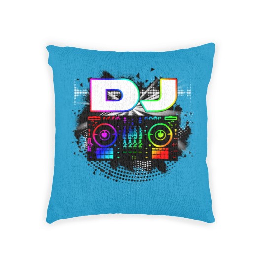 Discover Dj Music Lover Music Player Sound Cool Funny Gift Woven Pillows