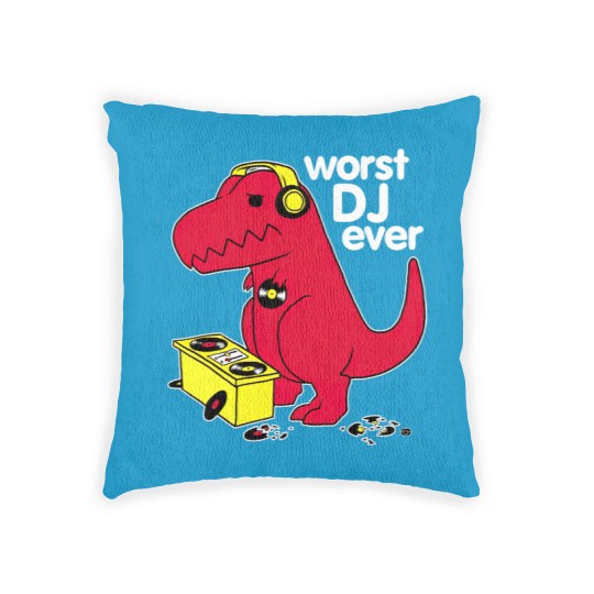 Discover Worst DJ Ever Woven Pillows