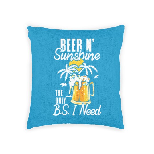 Discover Beer Sunshine Beer Vintage Woven Pillows
