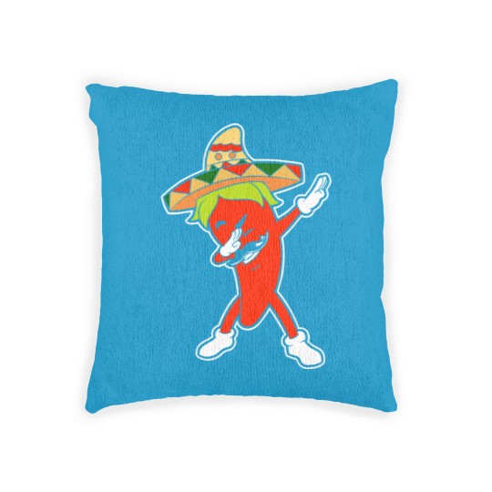 Discover Chili Dabbing Pepper Mexican Hot Jalapeno Dab Gift Woven Pillows